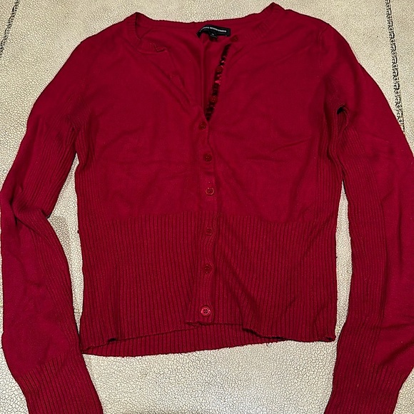 Express Red Cardigan - Picture 1 of 3